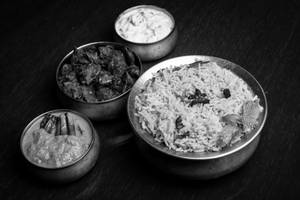 Kushka With Mutton Sukka