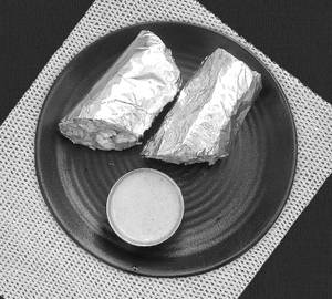 Paneer achari tikka roll