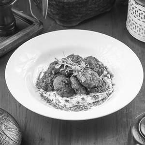 Cracked Spicy Baby Potato With Labneh