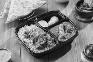 Mutton Biryani & Mutton Masala Meal