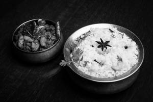 Ghee Rice With Mutton Sukka Combo