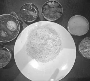Egg Thali Rice