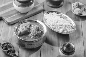 Mutton Dalcha With Rice