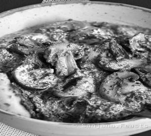 Mushroom palak