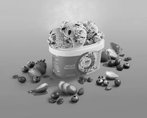 Mixed Berries Ice Cream 500ml
