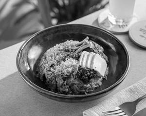 Wild Mushroom, Black Truffle & Garlic Fried Rice