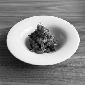 Prawns And Potato Bits In Gremolata
