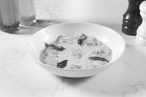 Spinach and Feta Ravioli in Creamy Butter Sauce