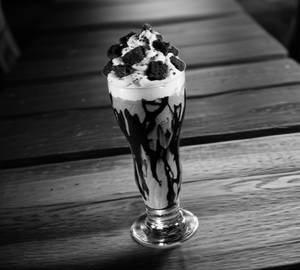 Dark chocolate  milk shakes