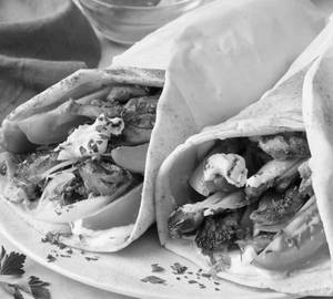 Tandoori Chicken Shawarma