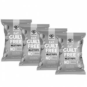Millet Puffs Pack 4 ( No Palm Oil No Preservatives Gluten Free)