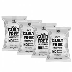 Millet Puffs Cheddar Cheese Pack 4