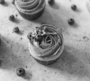 Vanilla Blueberry Cupcakes
