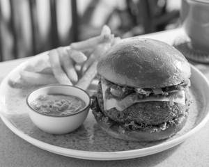 Spicy Tofu & Beans Burger