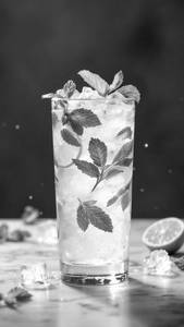 Mint lime soda