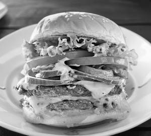 King Double Decker Veg Burger