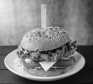 Chicken American Loaded Burger