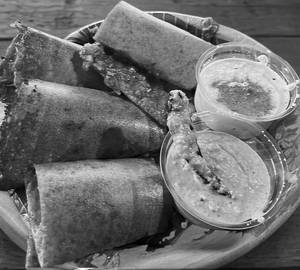 Schezwan dosa