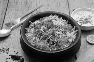 Mutton Biryani With Raita