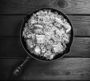 Paneer fried rice [burnt garlic]