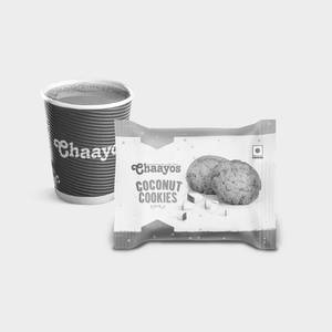 Desi Chai with Coconut Cookies.