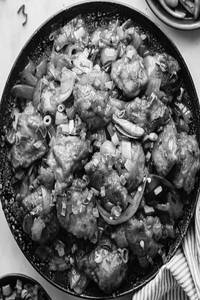 Paneer Mushroom Chilly