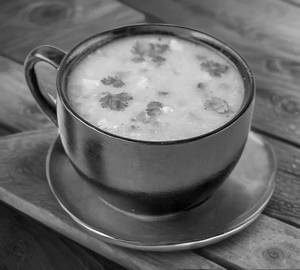 Burnt garlic soup