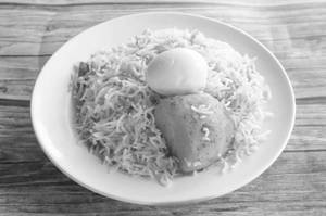 Egg Biryani with Raita