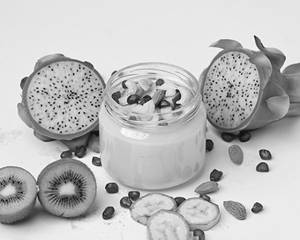 Exotic Fruit Custard Lite (Less Sweetened Custard)