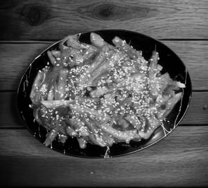 Honey chilli potato