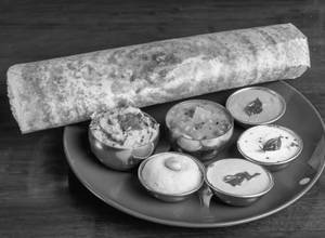 Ghee Roast Masala Dosa