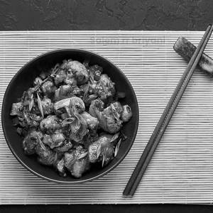 Mushroom Manchurian Dry