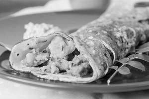 Rava Ghee Roast Masala Dosa