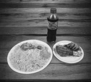 Chicken Biryani (Half)+Chicken Tangdi 2ps+Pepsi 200ml