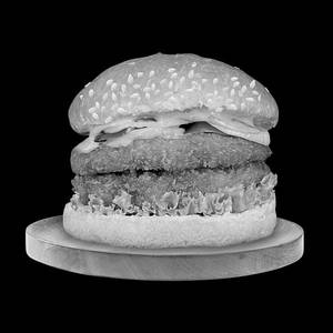 Bugs Zesty Achari Double Patty Burger