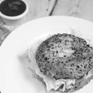 Jain Special Paneer Bagel Burger