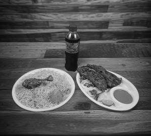 Chicken Biryani (Half)+Tandoori Chicken 2ps+Pepsi 200ml