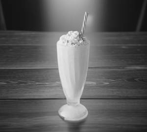 Butter scotch milk shake