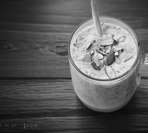 Dry fruit badam milk shake