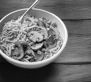 Mushroom noodles