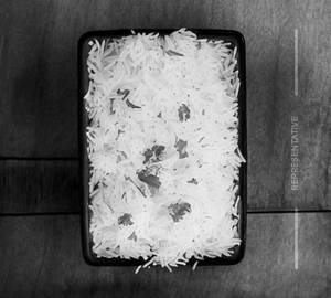 Steamed basmati rice