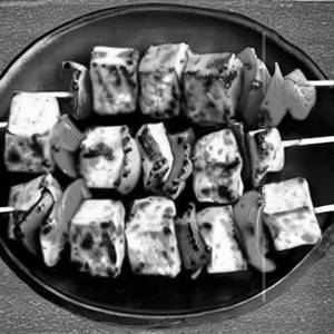 Paneer shashlik