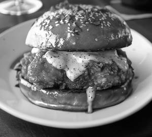 Saucy Fried chicken Burger