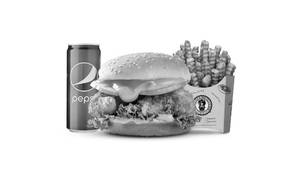 Chicken Kurkure Momo Burger Combo