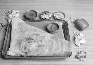 Ginger Capsicum Masala Dosai