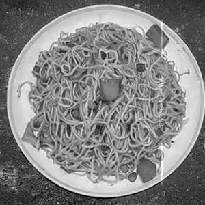 Corn & Cheese Sizzler Momo Noodles