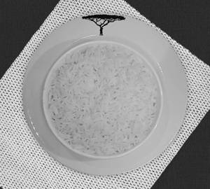 Plain rice