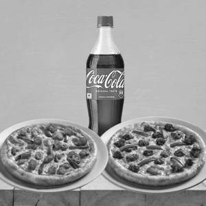 Spicy Chicken Pie + Bbq Chicken Pie + Coke 750ml