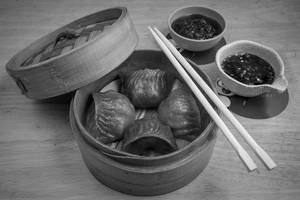 Black Pepper Chicken Dumpling