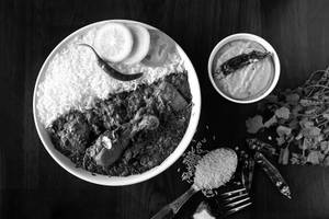 Homestyle  Chicken Bhat Combo